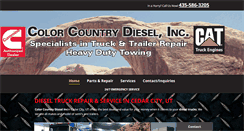 Desktop Screenshot of colorcountrydiesel.com